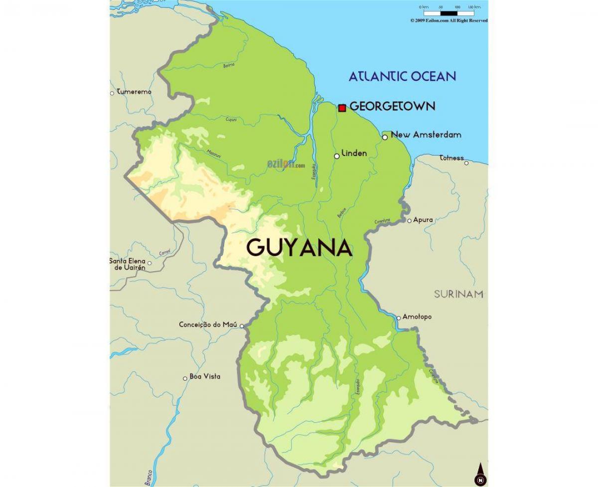 karta Guayana